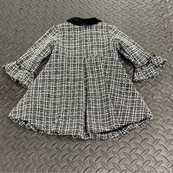 Nannette Black and White Pea Coat - Picture 3 of 5